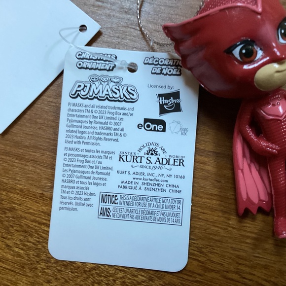 PJ Masks Christmas Ornament New with tag 2” x 3.8” - Picture 4 of 6